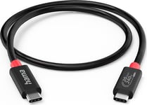 Hama 240W USB-C 4.0 kabel, 2m, sort