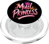 Women Mud Run Princess Girls Muddy Mudding Running Team ATV PopSockets PopGrip for MagSafe