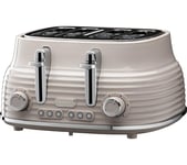 DAEWOO Sienna SDA2483GE 4-Slice Toaster - Taupe