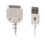 Cordon USB pour iPhone 4 - 2.0m blanc