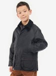 Barbour Kids' Beadle Wax Jacket, Navy