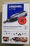 Dremel Lite Outil Multifonctions Sans Fil 3,6V, Batterie Li-Ion, 15 Accessoires