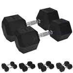 Urban Fitness PRO Hex Dumbbell - Rubber Coated (Pair)