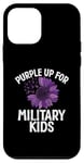 iPhone 12 mini Purple Up For Military Kids Army Purple Military Child Case