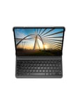 Logitech Slim Folio Pro - keyboard and folio case - QWERTZ - German Input Device - Tastatur & Foliosett - Tysk - Grå