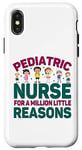 Coque pour iPhone X/XS Pediatric Nurse For A Million Little Reasons Infirmière