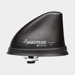 Shakespeare VHF-antenn Dorsal 5912-DS-VHF, hajfena, svart, 10 x 6 6.5 cm