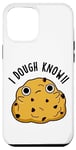 Coque pour iPhone 12 Pro Max Jeu de mots « I Dough Know Funny Food »