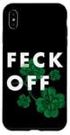 Coque pour iPhone XS Max Funny Feck Off St Patrick Slang irlandais Feck Off