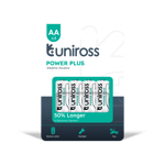 Uniross – Power Plus Alkaline AA 1.5V - PK4  (UPPAAPK4)