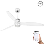 JUST FAN Smart Takfläkt Transparent M (Med ljuskälla Transparent)