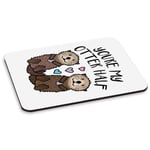 You're My Otter Half PC Computer Mouse Mat Pad Funny Valentines Day Girlfriend