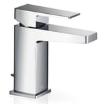 Mira Honesty Modern Square Cubist Monobloc Basin Mixer Tap Chrome - 2.1815.001