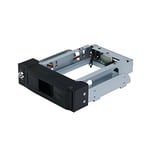 FANTEC MR-35SATA-A Support amovible (montage de disques durs SATA de 3,5" (8,89 cm) dans une baie de 5,25" (13,34 cm), sans vis, sans support, anti-vibration), noir