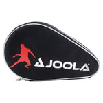 JOOLA Hülle Pocket Double Housse 2 Raquettes de Tennis de Table-Sac imperméable, Noir/Rouge, 28 x 17 x 4 cm