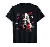 Chibi Kawaii Emo Pastel Goth Girl Japanese Creepy Anime T-Shirt