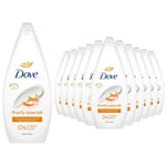 Dove Fruity Nourish Body Wash 0% Sulfate SLES for Soft & Smooth Skin 720ml, 12pk