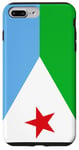 Coque pour iPhone 7 Plus/8 Plus Djibouti Drapeau Cadeau djiboutien pour les Djiboutiens