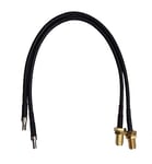 Adaptateur CRC9 mâle (TS5) vers SMA Femelle câble Noir 20cm pour antenne Externe Compatible Routeur 4G LTE Huawei E5180 et Modem Hotspot