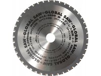 Global Saw 205 X 1,4/1,1 X 25,4Mm / 42Z Cermet Cirkelsågblad För Kapning Av Stål