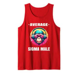 Average Sigma Male Meme Shirt Funny Sigma Shirt Monkey Tank Top