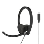 Koss Headset CS300 On-Ear USB Svart