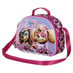 Paw Patrol Mighty-3D Lunch Bag, Pink, 25.5 x 20 cm