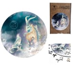 Capricorne Signe Zodiaque Unique Bois Puzzle 200 Pièces 42Cm Par Fantasy FP030