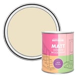 Rust-Oleum Beige Interior Wood Paint in Matt Finish - Featherstone 750ml