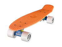 Ridge Skateboards 22" Mini Cruiser Board, Mix It Up, Complet, fabriqué au Royaume-Uni, 55cm - Couleurs mélangées audacieuses