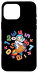 Coque pour iPhone 16 Pro Max Kawaii Dog Astronaute Kids Funny Maths Day Numbers Day