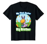 Youth My First Easter As A Big Brother Cute Easter Bunny Egg Hunt T-Shirt