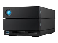 Lacie 2Big Dock Stlg48000400 - Harddiskarray - 48 Tb - 2 Brønner (Sata-600) - Hdd 24 Tb X 2 - Thunderbolt 3, Usb 3.2 Gen 2 (Ekstern) - Med 5-Års Rescue Data Recovery Service Plan