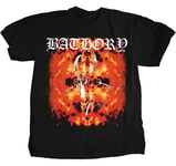 Bathory Fire Goat Viking Thrash Black Metal Music Band Tee Shirt PHD-BAT-1001