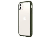 RhinoShield Coque Compatible avec [iPhone 11] | Mod NX - Protection Fine Personnalisable avec Technologie d'absorption des Chocs [sans BPA] - Vert Kaki