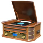 Majestic TT-34R BT CD TP USB TOURNE-DISQUE AVEC ENCODEUR BLUETOOTH LECTEUR CD/MP3 CASSETTE USB