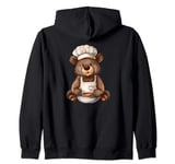 Chef Bear - Cute Bear In A Chef's Hat Bear Chef Zip Hoodie