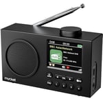 Mycket Radio Dab Portable, Radio Numérique Dab Plus avec Bluetooth, Radio FM Rechargeable, Radio de Cuisine, Double Réveil,Minuterie de Mise en Veille, 40 Stations Préréglées,Grand écran Couleur 2,4"