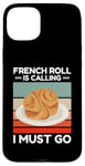 Coque pour iPhone 15 Plus Vintage French Roll appelle I Must Go Food Lover