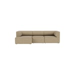 Eave Modular Sofa 96 3-seater Left Chaise Lounge, Bouclé 02