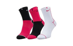 Nike Chaussettes Femme Everyday Plus Poids Léger ,Dri-Fit (3 Paires) - 913 (