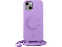 Just Elegance-Deksel Je Popgrip Iphone 14 Plus 6,7" Lys Lilla/Lavendel 30152 (Just Elegance)