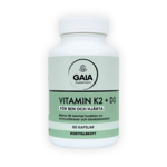 Gaia Supplements Vitamin K2 + D3 60 kapslar