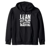 Lean Mean Darting Machine - Darts Darter Dartboard Player Zip Hoodie