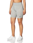 Nike W NSW LEGASEE Bike Short Shorts de Sport Femme DK Grey Heather/Black/(Black) FR: L (Taille Fabricant: L)