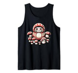 Daruma Doll Japan Cottagecore Aesthetic Mushroom Hat Tank Top