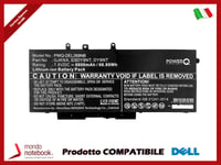 Batterie PowerQ pour Dell Latitude 14 5490 8800 MAH 7.6V P/N 00JWGP Noir