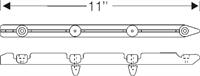 Steele Rubber Products 60-0091-42 tätningslist mellan huv och torped