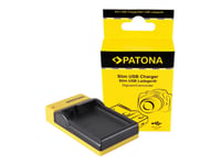 Patona 151624, Dc, Nikon 1 V1 D600, D610, D7000, D7100, D800, D8000, D800e, D810, Sort, Gul, 8,4 V, 0,5 A, 1 A