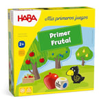 Haba- Mis primeros juegos-Primer Frutal Corbeau Teo Jeu de société pour Enfants, 4997, Divers, Talla única